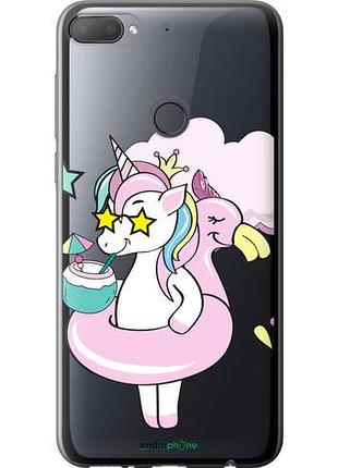 Чехол на htc desire 12 plus crown unicorn "4660u-1485-10746"