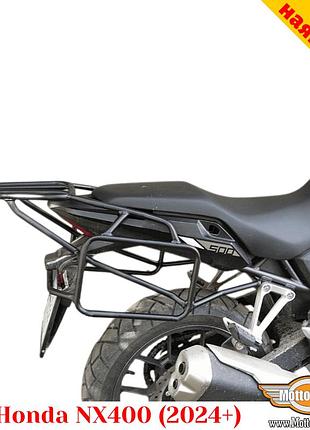 Honda nx400 (2024+) цельносварная багажная система для текстильных сумок или алюминиевых кофров