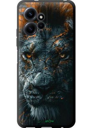 Чохол на xiaomi redmi note 12 4g плам'яний лев "6153b-3021-2448"