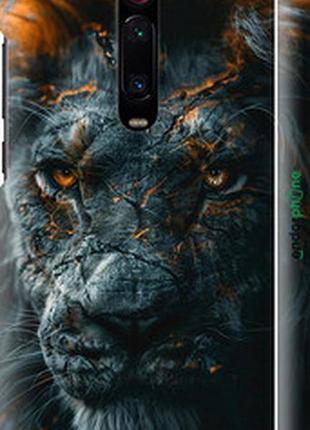Чехол на xiaomi mi 9t пламенный лев "6153m-1815-2448"
