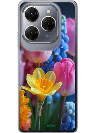 Чохол на tecno spark 20 pro весняні квіти "6058u-3620-2448"