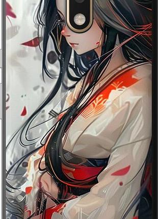 Чехол на motorola moto g4 plus кицуне "6073u-953-10746"