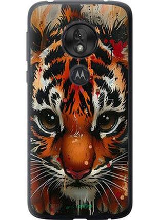 Чехол на motorola moto g7 play mini tiger "6052u-1656-2448"