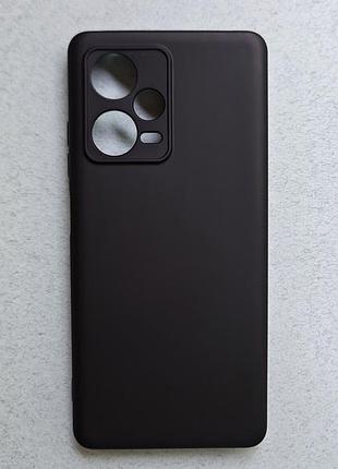 Xiaomi redmi note 12 pro+ 5g чехол wave colorful case tpu силикон противоударный чёрный накладка панель бампер