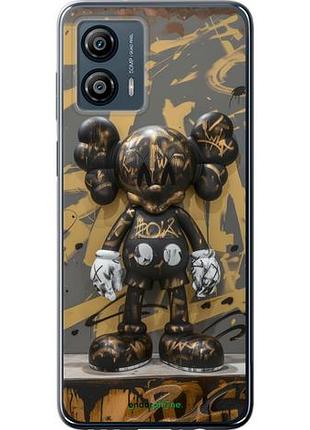 Чехол на motorola moto g53 bronze kaws "6097u-3047-10746"