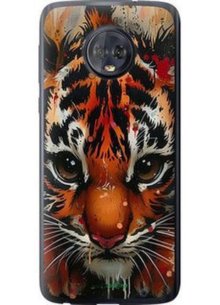 Чехол на motorola moto g6 plus mini tiger "6052u-976-2448"
