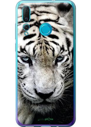 Чохол на huawei nova 4 грусний білий тигр "106u-1632-10746"
