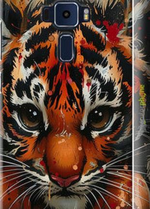 Чехол на asus zenfone 3 ze520kl mini tiger "6052m-449-2448"