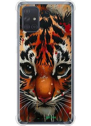 Чехол на samsung galaxy a71 2020 a715f mini tiger "6052sp-1826-2448"