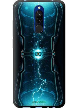 Чехол на xiaomi redmi 8 молнии в цилиндре "120b-1806-2448"