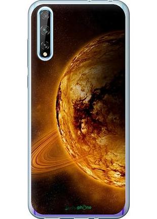 Чохол на huawei p smart s жовтий сатурн "170u-1813-10746"