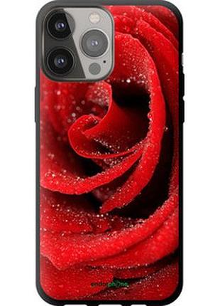 Чехол на iphone 13 pro max красная роза "529b-2371-2448"