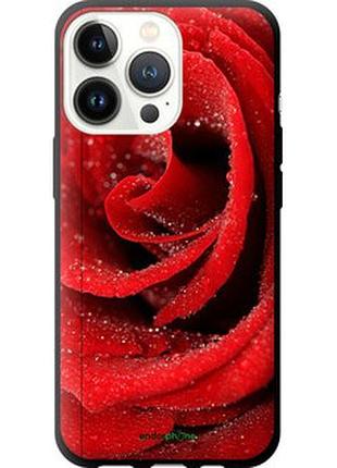 Чехол на iphone 13 pro красная роза "529b-2372-2448"
