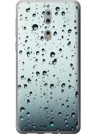 Чехол на nokia 8 стекло в каплях "848u-1115-10746"