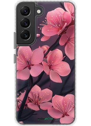 Чехол на samsung galaxy s22 пурпурная сакура "6075pc-2494-2448"