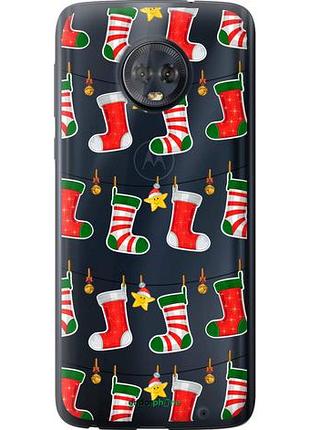 Чехол на motorola moto g6 plus новогодний 9 "4622u-976-10746"