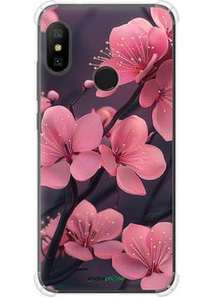Чехол на xiaomi mi a2 lite пурпурная сакура "6075sp-1522-2448"