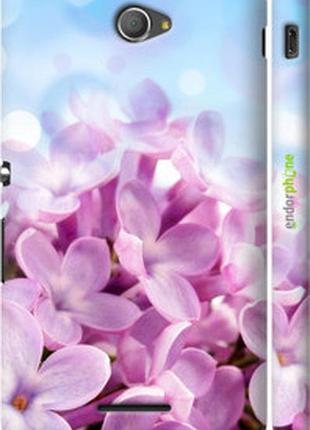 Чехол на sony xperia e4 dual e2115 сирень "527m-87-2448"