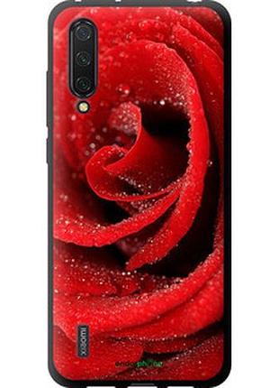 Чехол на xiaomi mi 9 lite красная роза "529b-1834-2448"