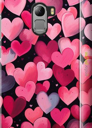 Чехол на lenovo a7010 сердечки 4 "5662m-232-2448"