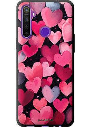 Чехол на realme 5 сердечки 4 "5662b-1862-2448"
