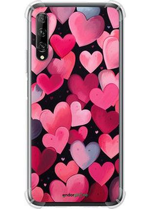 Чехол на huawei p smart pro сердечки 4 "5662sp-1906-2448"