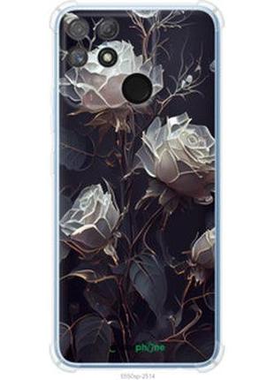 Чехол на realme narzo 50a розы 2 "5550sp-2514-2448"