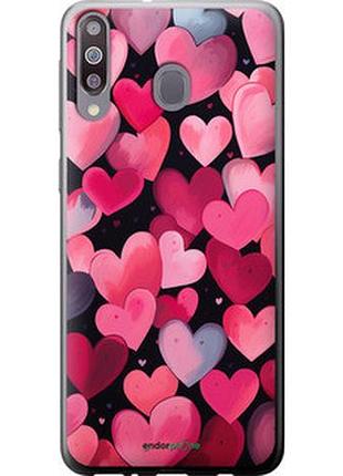 Чехол на samsung galaxy a40s a3050 сердечки 4 "5662u-2058-2448"