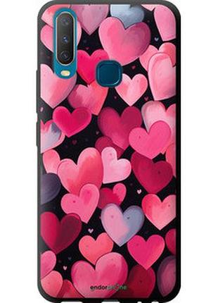 Чехол на vivo y17 сердечки 4 "5662b-1447-2448"