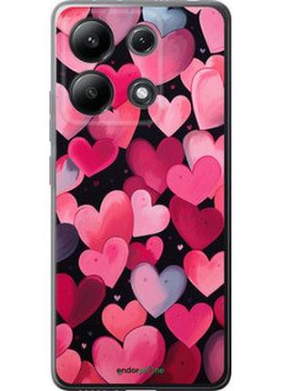 Чехол на xiaomi redmi note 13 4g сердечки 4 "5662u-3654-2448"
