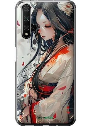 Чехол на huawei honor 20 кицуне "6073u-1697-10746"