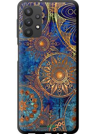Чехол на samsung galaxy a32 a325f золотой узор "678b-2204-2448"
