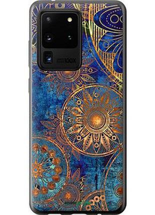 Чехол на samsung galaxy s20 ultra золотой узор "678t-1831-2448"