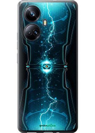 Чехол на realme 10 pro plus молнии в цилиндре "120u-2944-2448"