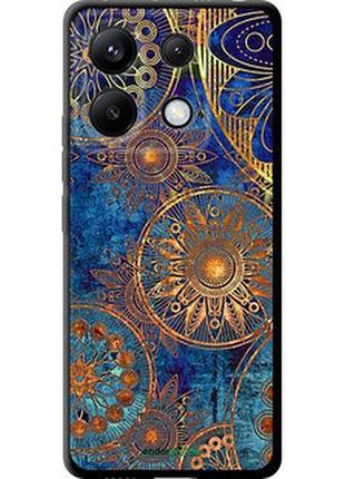 Чехол на xiaomi poco x6 золотой узор "678b-3678-2448"