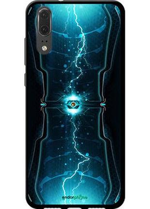 Чехол на huawei p20 молнии в цилиндре "120b-1396-2448"