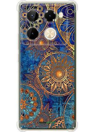 Чехол на infinix note 40 pro+ 5g золотой узор "678sp-3801-2448"