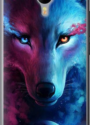 Чехол на meizu m2 note арт-волк "3999t-94-2448"