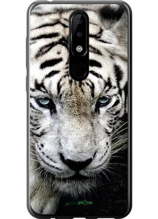 Чохол на nokia 5.1 plus грусний білий тигр "106u-1543-10746"