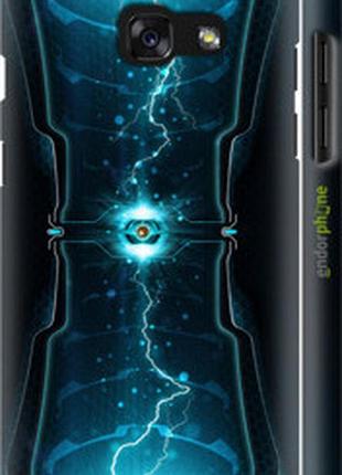 Чехол на samsung galaxy a3 (2017) молнии в цилиндре "120m-443-2448"