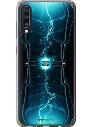 Чехол на samsung galaxy a70 2019 a705f молнии в цилиндре "120t-1675-2448"