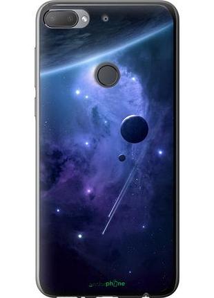 Чохол на htc desire 12 plus планети в синьому космосі "171u-1485-10746"