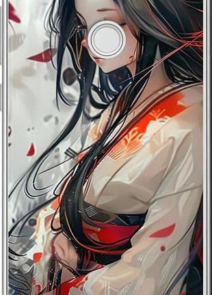 Чехол на huawei p8 lite (2017) кицуне "6073u-777-10746"