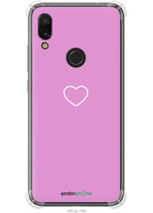 Чехол на xiaomi redmi 7 сердце 2 "4863sp-1669-2448"