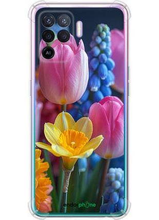 Чохол на oppo reno5 lite весняні квіти "6058sp-2312-2448"