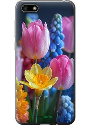 Чохол на huawei honor 7a весняні квіти "6058u-1805-2448"