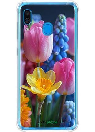 Чехол на samsung galaxy a30 2019 a305f весенние цветы "6058sp-1670-2448"