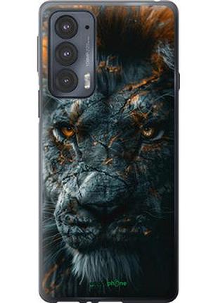 Чехол на motorola edge 20 пламенный лев "6153u-2497-2448"