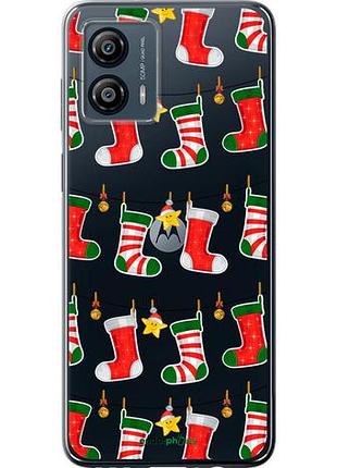 Чехол на motorola moto g53 новогодний 9 "4622u-3047-10746"
