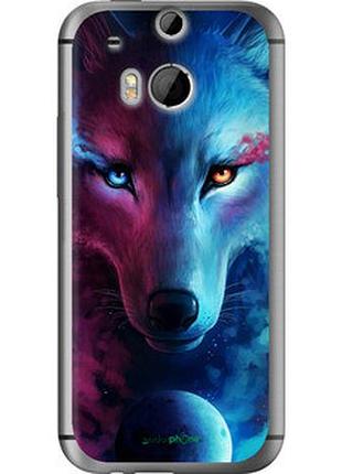 Чехол на htc one m8 арт-волк "3999u-30-2448"